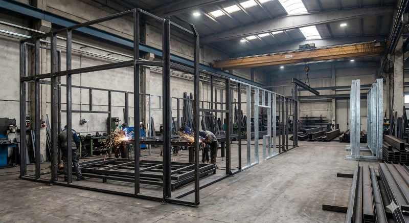 Padel Court Steel Welding Factory